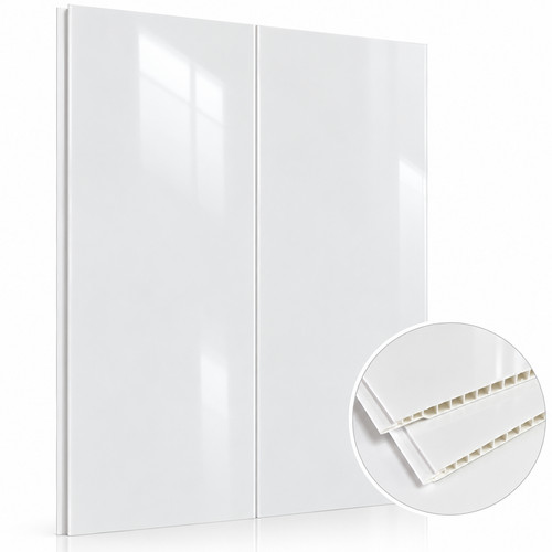 Gloss white bathroom - gloss, ceiling