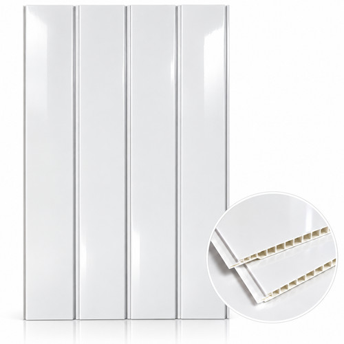 Gloss white bathroom ceiling - white,