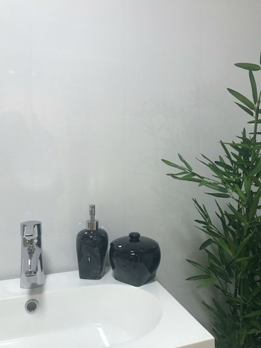 Plain white gloss - plain, bathroom