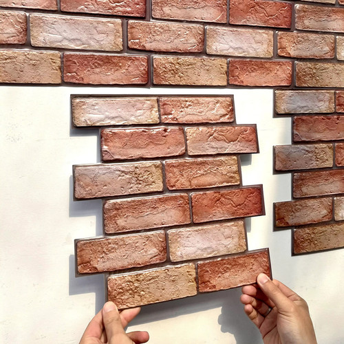 10x tile brick wall sticker - 10x,