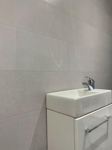 Klassic light grey tile - tile, effect