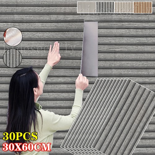 30pcs self adhesive grey - grey, wood