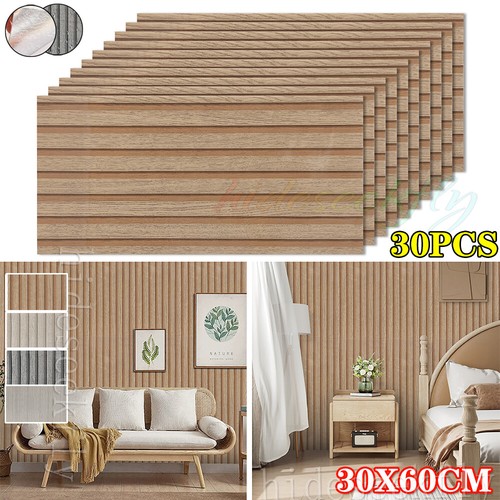 Packs 30x60cm wood slat - 30,