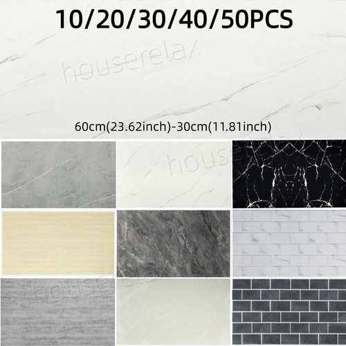 50x pvc marble tiles wall - pvc,