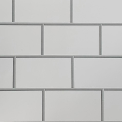 Jubilee white tile - white, effect