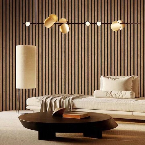 10m wood slat - wood, wall