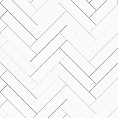 Chevron white tile 1000mm - white,
